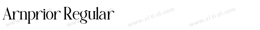 Arnprior Regular字体转换